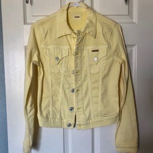 Hudson yellow denim jacket